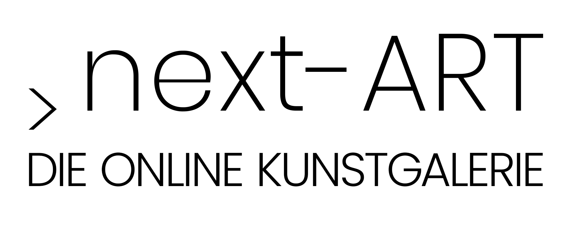next-ART - Logo weisser Hintergrund Schrift Schwarz